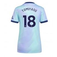 Camiseta Arsenal Takehiro Tomiyasu #18 Tercera Equipación Replica 2024-25 para mujer mangas cortas